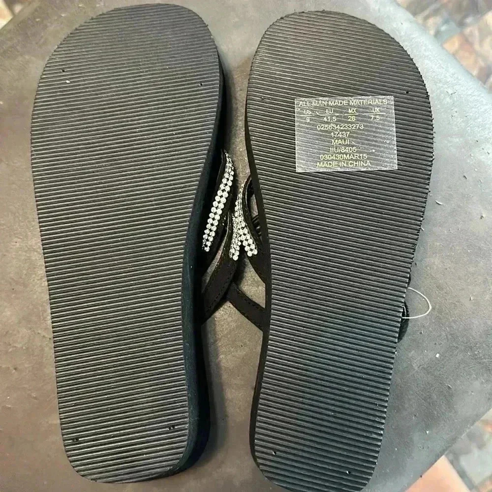 Tropical Escape Diamond wedge Sandles - NWT - Picture 5 of 7